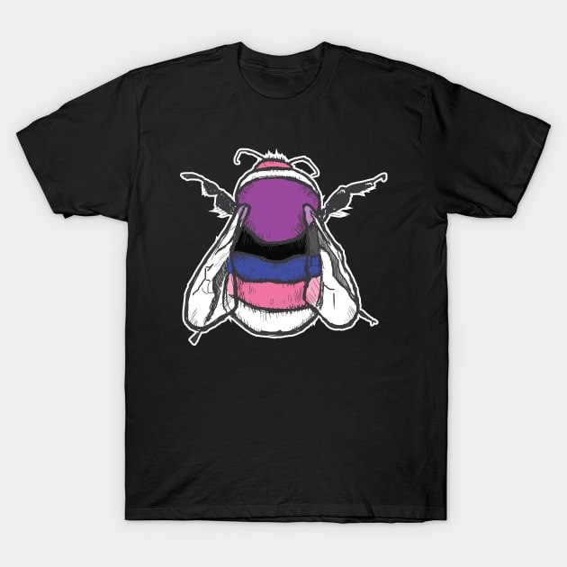 Genderfluid Bee T-Shirt by theartfulscientist